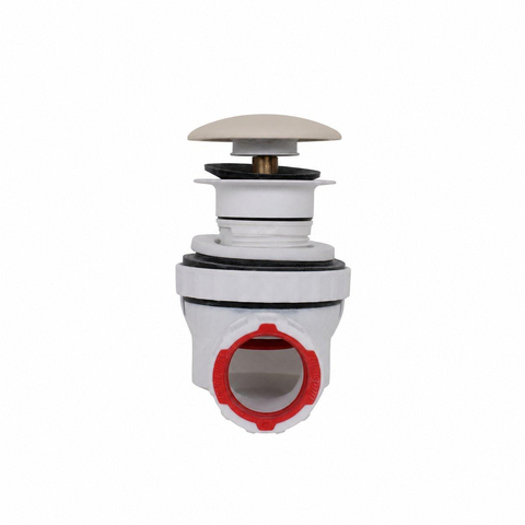 FugaFlow Eccelente Anta Siphon - 6,7 cm - gain de place - rond - solid surface - beige mat SW1587825