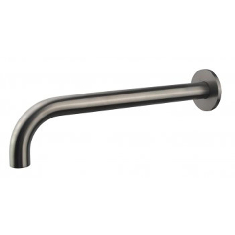 Wiesbaden Caral Baduitloop rond - 30cm 1/2" - PVD - gunmetal (antraciet) SW454667