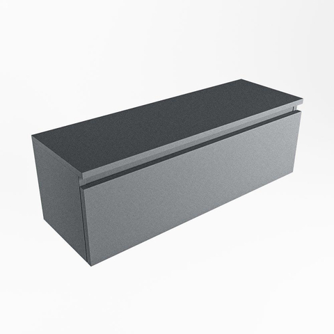Mondiaz ANDOR Meuble sous lave-mains - 90x30x32cm - 1 tiroir - softclose - Plata SW1016780