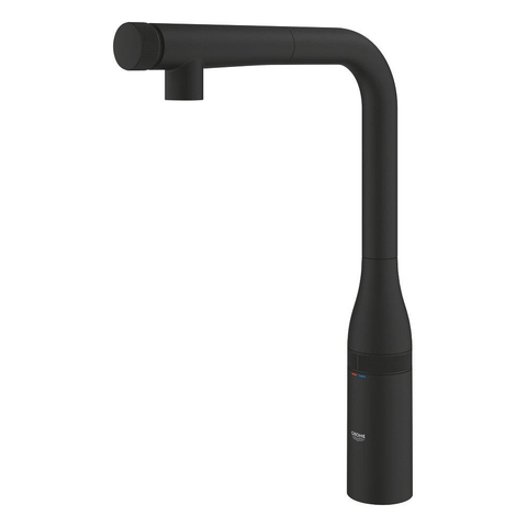 Grohe Essence SmartControl Keukenmengkraan - L-uitloop - phantom black (zwart) SW901442
