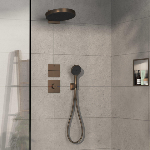 Hansgrohe ShowerSelect Comfort E Thermostaat - inbouw - 1 functie - extra uitgang - geborsteld brons SW918077