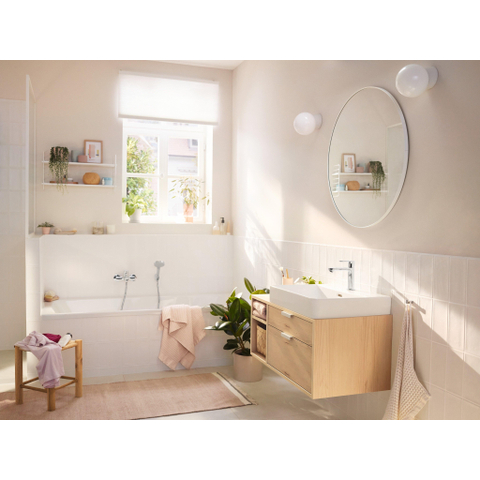 Hansgrohe Rebris s Eengreeps wastafelmengkraan - 110 - coolstart - zonder afvoer - hoogglans chroom SW796370