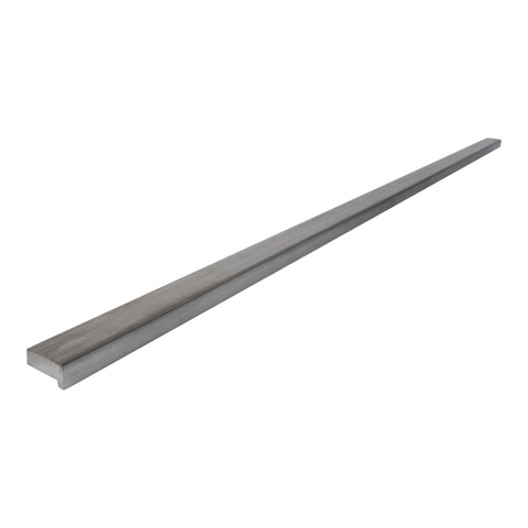 BRAUER Poignée de meuble en applique - 48cm - modèle A - matériau inox - inox brossé SW1203258