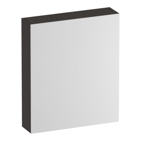 BRAUER Impress Deluxe armoire de toilette – 59 x 70 x 15 cm – Éclairage LED – ouverture à gauche – Timber Anthracite SW1198996