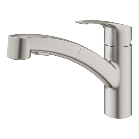 Grohe Eurosmart Keukenkraan - Brushed Supersteel (RVS) SW536471
