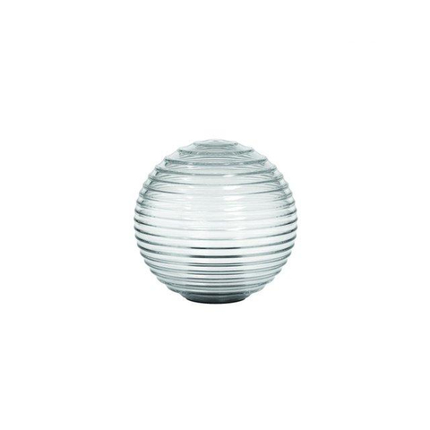 Astro Tacoma Single Applique/Plafonnier - 230V - IP44 - bulbeux - cannelé - verre transparent - laiton (or) SW1566376