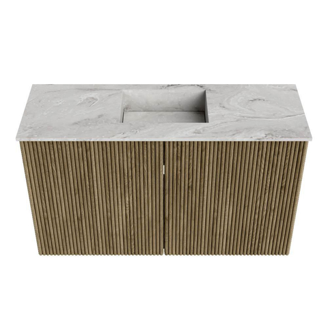 Mondiaz JOYA-DLUX 70cm toiletmeubel - kleur Dusk - Wastafel FAYE positie Midden Zonder kraangat kleur Glace. SW1423154