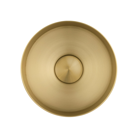 Saniclass ONE vasque a poser 21x10 inox laiton brosse SW1405348