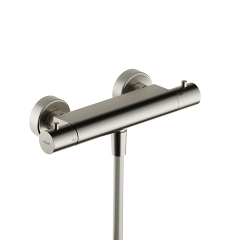 Hotbath Ace Douchemengkraan - thermostatisch - opbouw - doucheslang - geborsteld nikkel (RVS) SW1117583