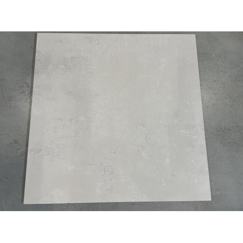Terravito Luvano carrelage sol et mur - 60x60cm - 9mm - rectifié - R9 - effet béton - titanio mat (gris) SW419827