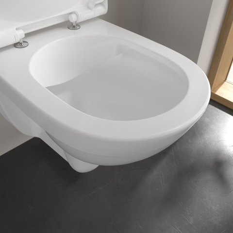 Villeroy & Boch Vicare O.novo Vita wandcloset - diepspoel DirectFlush - 36x59.5cm - White Alpine (glans wit) 1025059