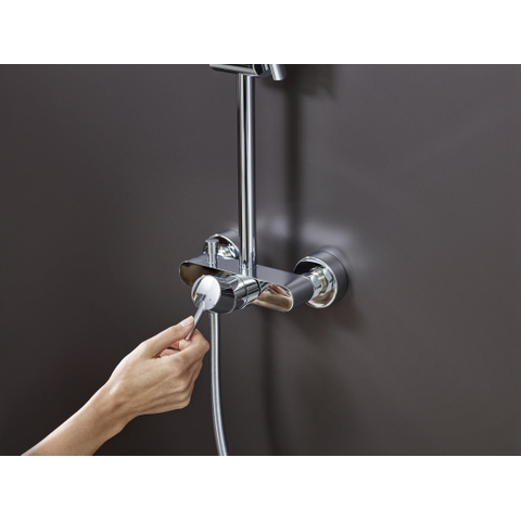 Hansgrohe Croma select s Showerpipe - 280 - 1jet - met eengreeps mengkraan - hoogglans chroom SW73190