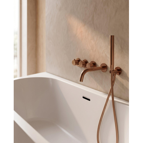 ZEZA Grand Baignoire semi-îlot d'angle - droite - 180x80x58cm - avec une bonde- acrylique - blanc brillant SW1030593