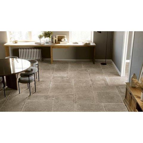 ÉCHANTILLON Ceralto Divaro Plank Carreau de sol - 80x80cm - 9.5mm - rectifié - Taupe SW912629