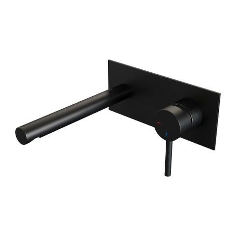Brauer Black Edition Mitigeur lavabo encastrable économiseur d'énergie Noir mat SW385401