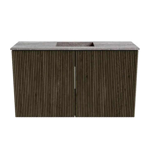 Mondiaz JOYA-DLUX 70cm meuble de salle de bains - couleur Shadow - Vasque FAYE position Milieu Sans trou de robinet couleur Oza SW1425024