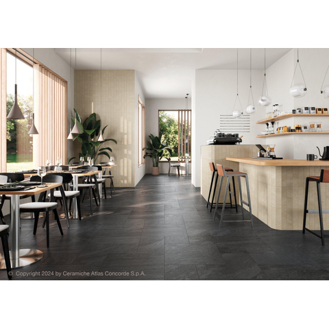 ÉCHANTILLON Terravito Giunto Carrelage de sol et de mur - 60x60cm - 8mm - rectifié - (Anthracite) SW1221683