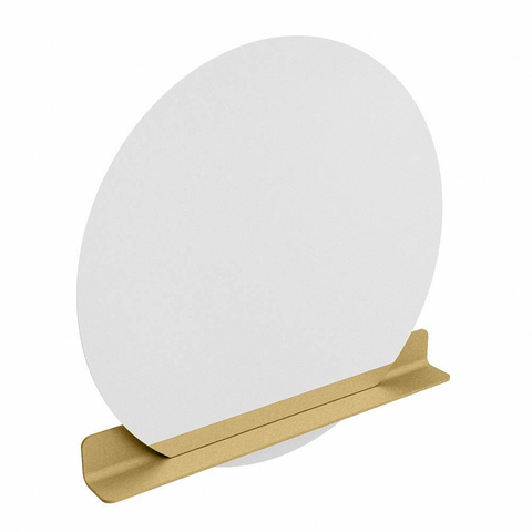 Mondiaz SPOT spiegel – Ø110 cm – met planchet – Oro (zand) SW1235670