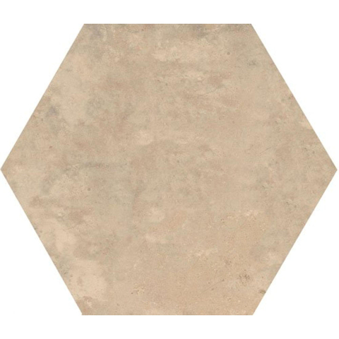 Ceralto Neroli Stone carrelage sol et mur - 30x35cm - 9mm - hexagonal - R9 - effet pierre - cotto mat (rouge) SW795701