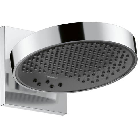 Hansgrohe RainFinity PowderRain - hoofddouche 250 - 3jet - met douchearm 10-30° verticaal kantelbaar - diameter 25cm - ecosmart - hoogglans chroom SW358876