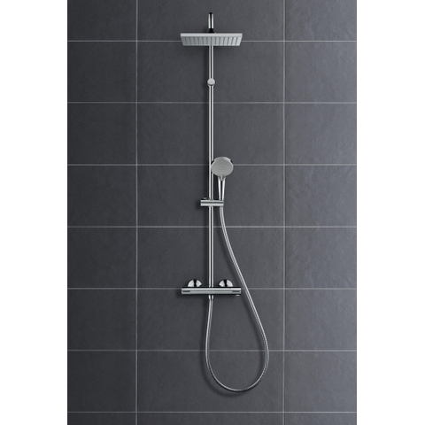Hansgrohe Vernis Shape Showerpipe - 230 - 1jet - met douche - thermostaat - hoogglans chroom SW651691