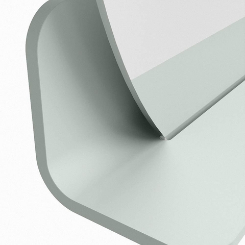 Mondiaz SPOT miroir – Ø 70 cm – avec tablette – Greey (vert clair/gris) SW1235535
