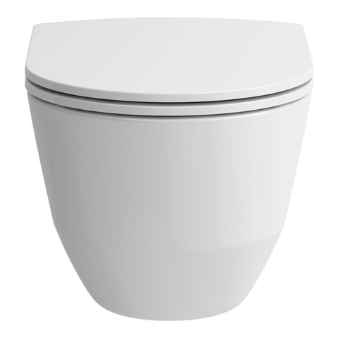 Laufen Pro hangtoilet – compact – Rimless – diepte 36 x 49 cm – met softclose Slimseat zitting – glans wit SW97462