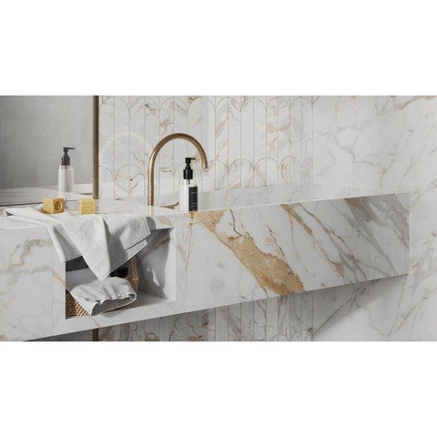 ÉCHANTILLON Ceralto Orsini Vein Carrelage mural 60x120cm 6mm rectifié grès cérame Calac Micelangelo SW914192
