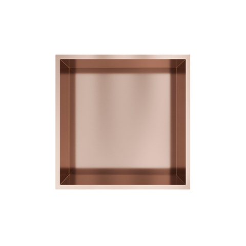 Hotbath &MORE Inbouwbox of inbouwnis - 30x30x10 - PVD - geborsteld koper SW1246547