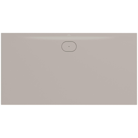 Villeroy & Boch Ecora douchebak - 170x90x3.5cm - afvoer lange zijde - almond (beige) SW1558896
