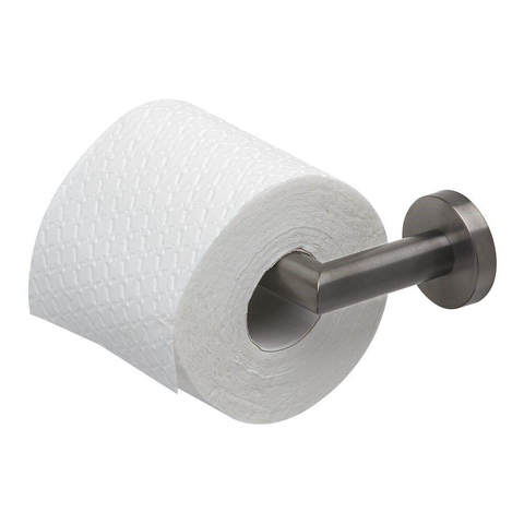Geesa Nemox Porte-rouleau de papier toilette / Porte-rouleau de réserve Métal noir brossé SW451899