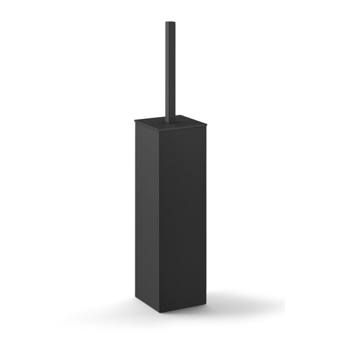 Zack Carvo Porte-balai de toilettes - fermé - à poser - noir SW538591