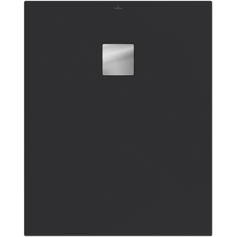Villeroy & Boch Excello douchevloer - 100x80cm polyurethaan/acryl - Anthracite (grijs) SW375956