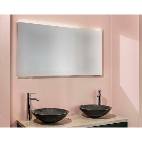 Plieger Up miroir – 120 x 65 cm – LED directe en haut – Aspect aluminium 0800239