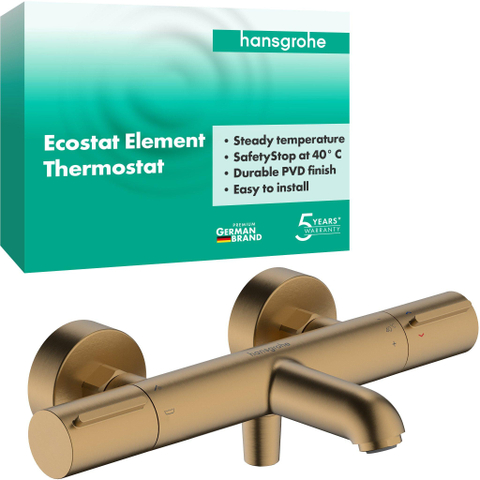 Hansgrohe Ecostat Element opbouw badthermostaat Brushed Bronze SW1566527