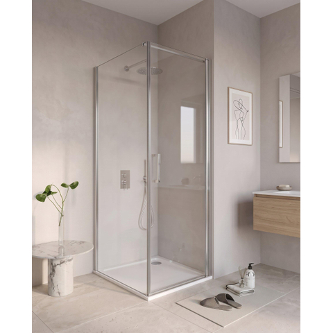 Fortifura Galeria Douchecabine - 70x100x200cm - profiel veiligheidsglas - antikalk - chroom SW1446131