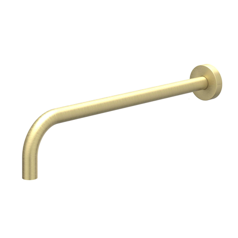 IVY Bond Ensemble de douche pluie - encastré - symmetry - inverseur d'arrêt 2 voies - bras mural 40 cm - douche de tête medium 25 cm - support avec sortie - flexible de douche 150 cm - douchette à main 3 jets - or brossé mat PVD SW1033768
