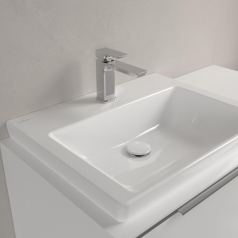 Villeroy & Boch Subway 3.0 lavabo - 60x47x16.5cm - 1 trou de robinet - blanc alpin brillant SW701124