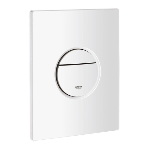 Grohe Nova Cosmopolitan Bedieningsplaat - verticaal/horizontaal - wit 0434353