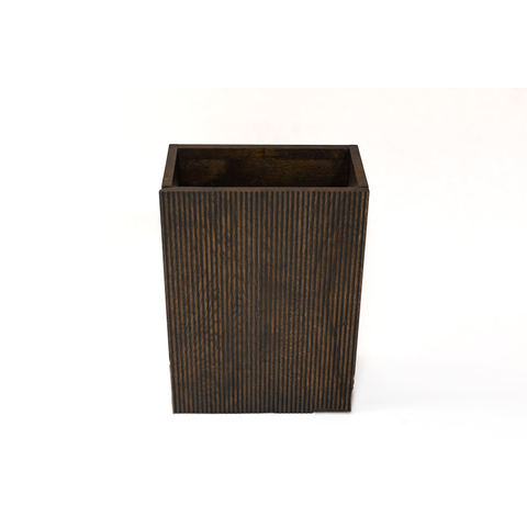 Saniclass Holz Atelier meuble sous lavabo - 39.4x21.5x55cm - 1 porte - Chêne charcoal SW1420820