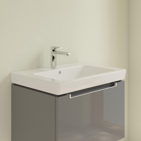 Villeroy & Boch Subway 2.0 meubelwastafel - 65x47cm - 1 kraangat - met overloop - White Alpine (glans wit) 1024097