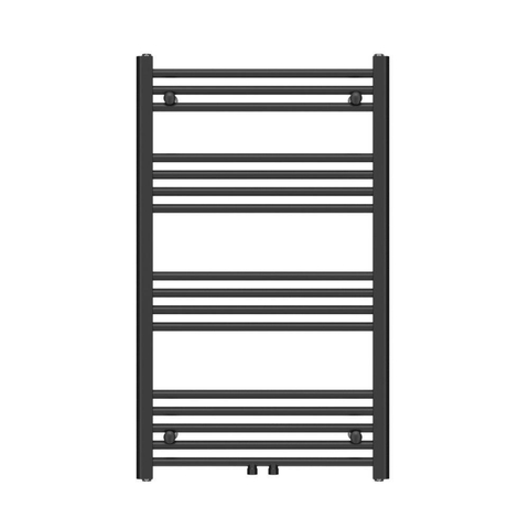 Adema Basic radiator 60x100cm recht middenaansluiting mat zwart SW732918