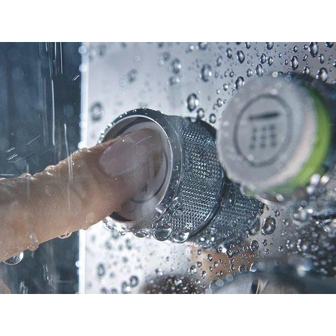Grohe SmartControl inbouw regendoucheset – 31 cm rechthoekige hoofddouche – 2 standen – staafhanddouche – chroom SW108058