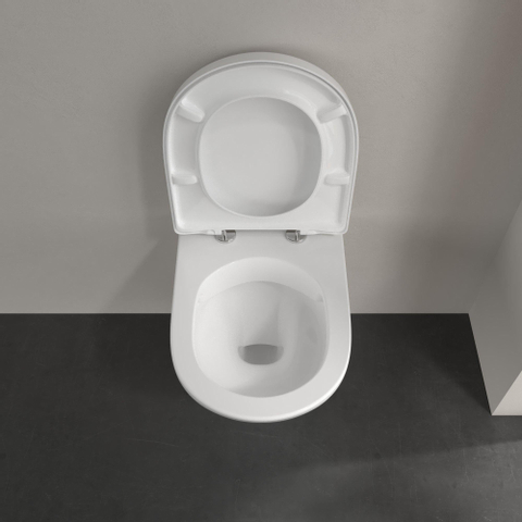 Villeroy & Boch O.novo Compact WC suspendu à fond creux DirectFlush 36x49cm ceramic+ blanc SW68868