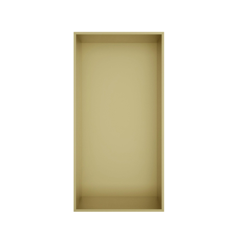 Hotbath &MORE Inbouwbox of inbouwnis - 30x15x10 - frameless - PVD - geborsteld messing (goud) SW1246539