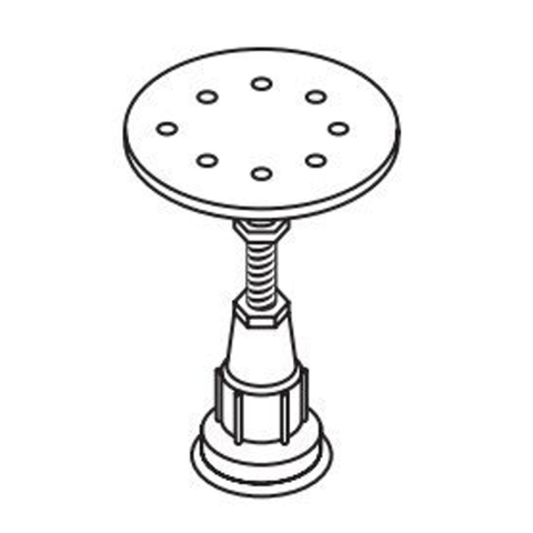 Crosswater Leg Set 25mm Verhogingsset - 8-potige - voor Vito & Creo Douchebakken - wit SW916882