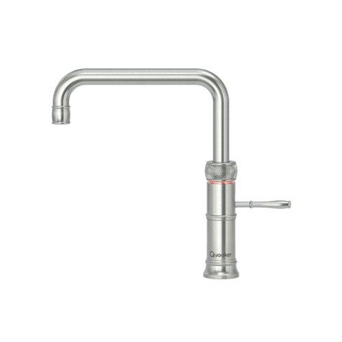 Quooker Classic Fusion Square kokendwaterkraan - draaibare uitloop - Combi reservoir - Warm / kokend water - RVS SW299647