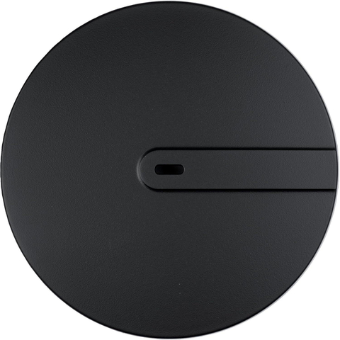 Wirquin Slim+ Couvercle - ABS - pour bonde de douche - noir mat SW1165057