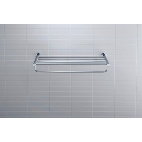Duravit D-code Badhanddoekrek - 63x22 cm - hoogglans chroom GA49426