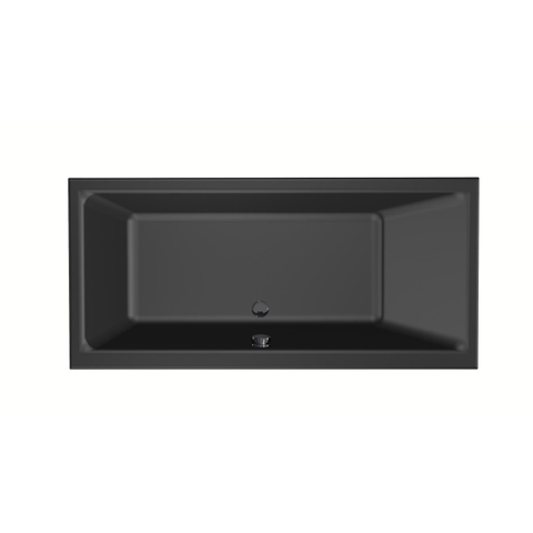 Xenz Kristal Baignoire - 160x75x48 - bonde Centrale - acrylique - ebony SW378434